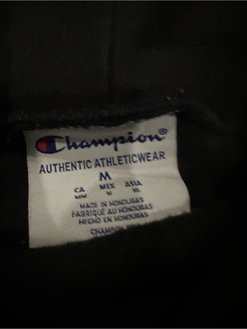 Champion Black Hoodie with Maroon Harvard Logo - Picture 3 of 3